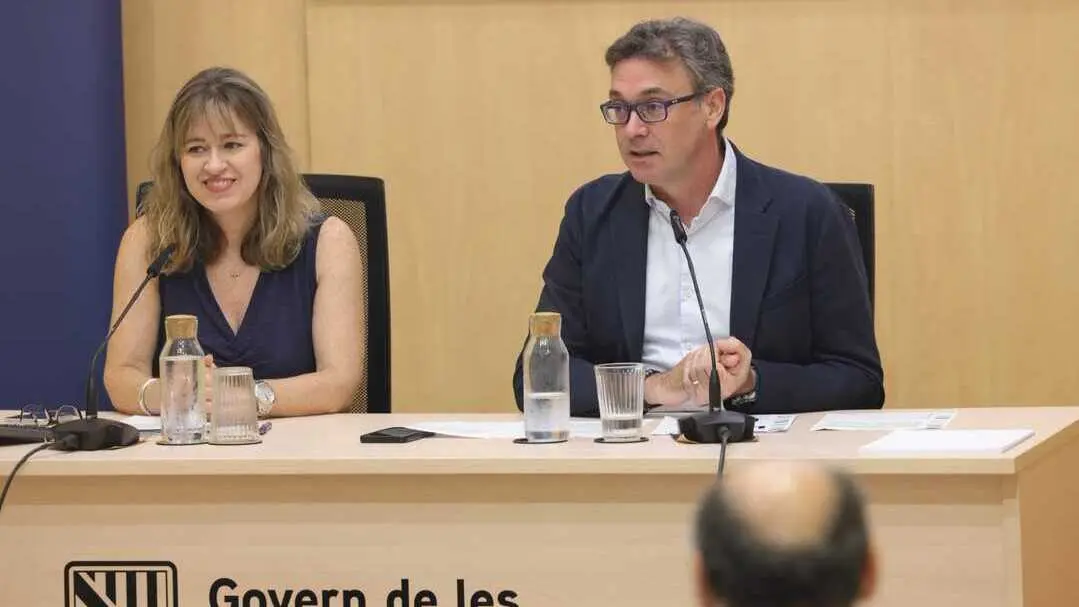 Imagen durante la presentaci&oacute;n de la la tercera encuesta de Estudios de Opini&oacute;n de las Islas Baleares (EOIB). (Caib)