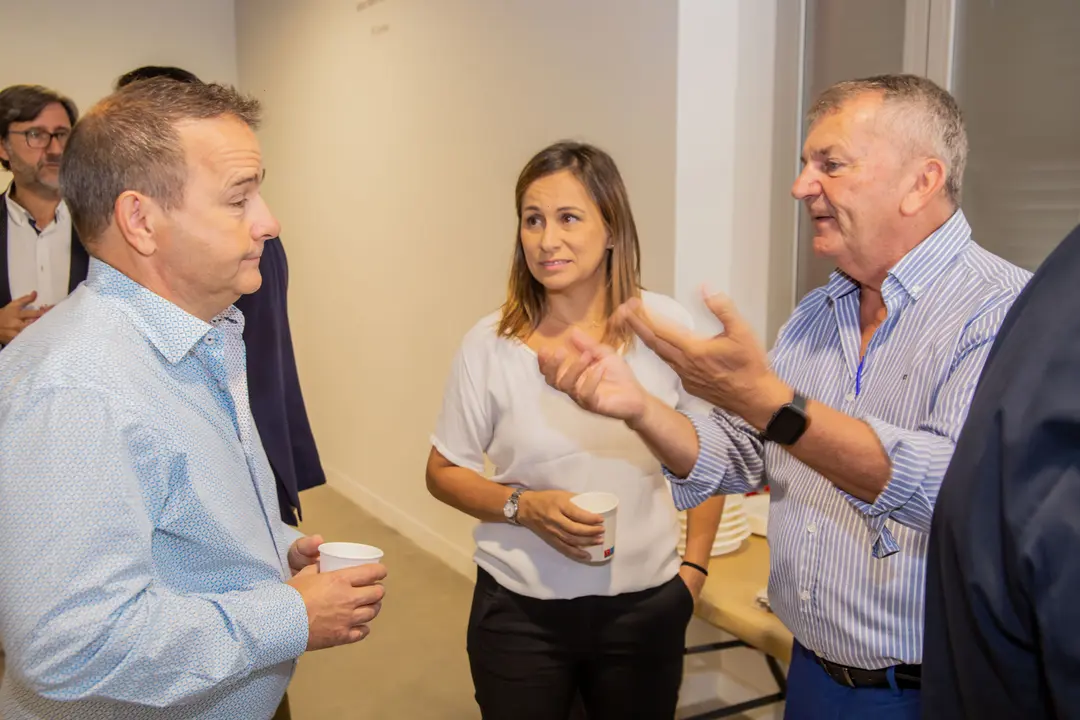 Dami&aacute; Sbert con In&eacute;s Rotger y Domingo Mart&iacute;
