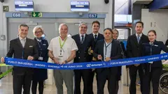 Imagen durante la inauguraci&oacute;n de la ruta. (Air Europa)