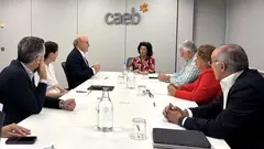 Imagen de la reuni&oacute;n. (Caeb)