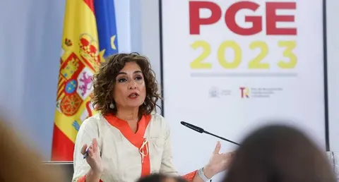 <p> La ministra, Mar&iacute;a Jes&uacute;s Montero. </p>