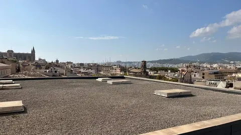 Tejado del Teatro Principal donde se colocar&aacute;n las placas solares.