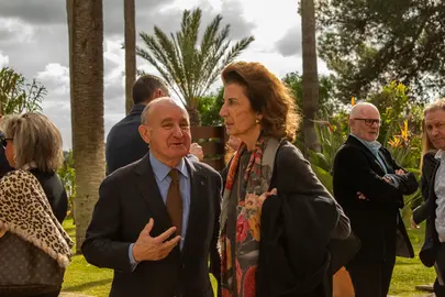 Carmen Planas presidenta de CAEB y Francisco Martorell Esteban, presidente de Asima