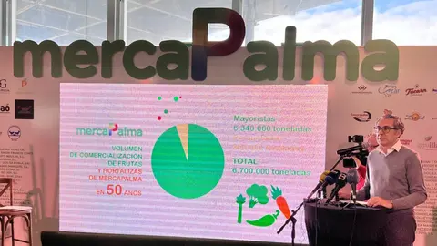 Momento de la rueda de prensa de Mercapalma celebrada en el marco de la feria Horeca.