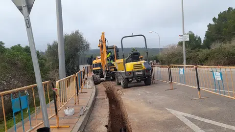 Trabajos de mejora de la red realizados por Endesa en Calvi&aacute;.