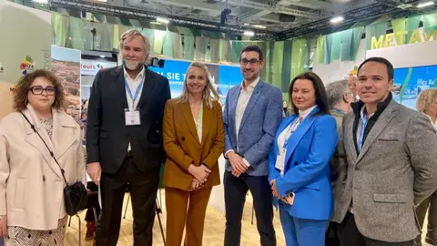 Una representaci&oacute;n de diferentes asociaciones hoteleras de Mallorca en la ITB de Berl&iacute;n.