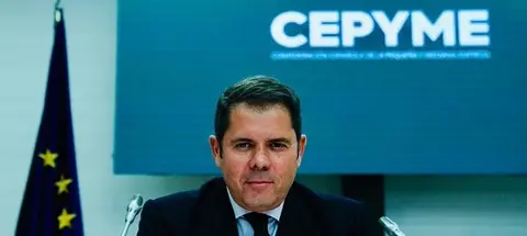  Gerardo Cuerva, presidente de la patronal de la peque&ntilde;a y mediana empresa Cepyme. (Archivo) 