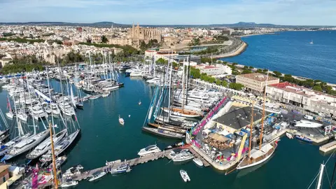 Vista general de la Palma International Boat Show.
