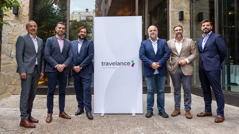 Tomeu Bennasar, CEO de Travelance; Esteban Fern&aacute;ndez, Head of Sales XLM and Retail Iberia;&nbsp;Eduard Bogatyr, Director General de TUI Iberia; Antonio Guerra, CEO de Luxotour; Alejandro de la Osa, CEO Europamundo y Omar Spezie, CEO de Guest Incoming