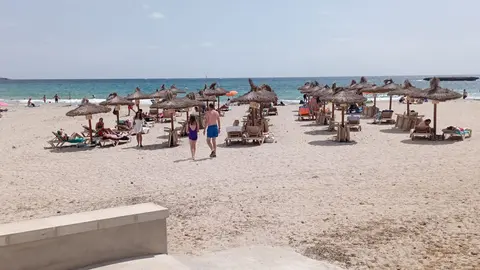 Imagen de una de las playas del municipio de Manacor.
