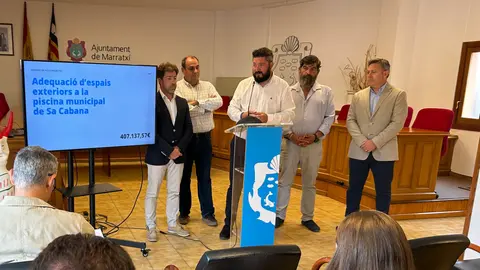 El alcalde de Marratx&iacute;, Jaume Llompart ha presentado el ambicioso plan.