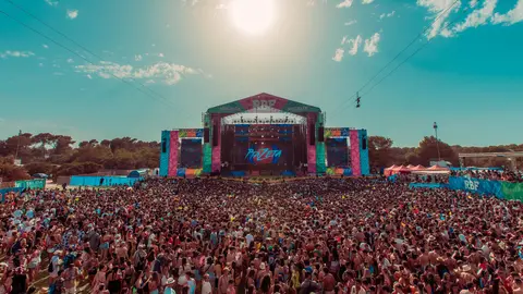 Imagen del Reggeaton Beach Festival que se celebra en Mallorca.