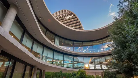Imagen de la sede central de BBVA en Madrid.