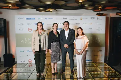 Elisa Montserrat, Asun Prats, Juan Antonio Amengual y Carmen Peñas (Evento de bienvenida) (Mención_ Alejandro Crespí)