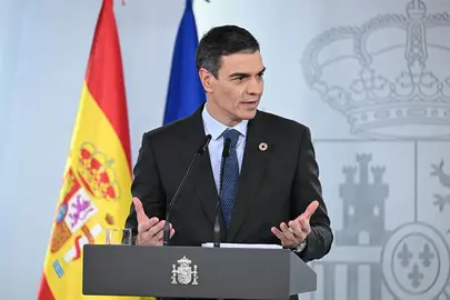  S&aacute;nchez en su comparecencia tras el Consejo de Ministros. (Moncloa) 