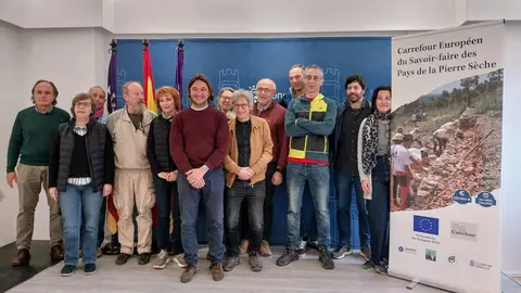 El Consell de Mallorca acoge un encuentro europeo de formaci&oacute;n para fomentar el uso de la t&eacute;cnica de la piedra en seco