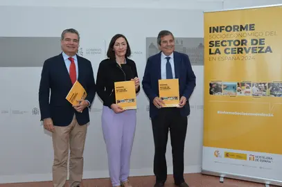  Ana Rodr&iacute;guez, durante la presentaci&oacute;n del Informe Cerveceros. (Ministerio de Agricultura, Pesca y Alimentaci&oacute;n. MAPA) 