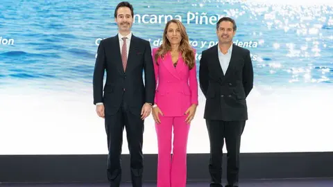 Javier &Aacute;guila, Presidente de la Inclusive Collection de Hyatt a nivel global; Encarna Pi&ntilde;ero, Global CEO de Pi&ntilde;ero y Julio P&eacute;rez, CEO de Bahia Principe Hotels & Resorts. (Pi&ntilde;ero)