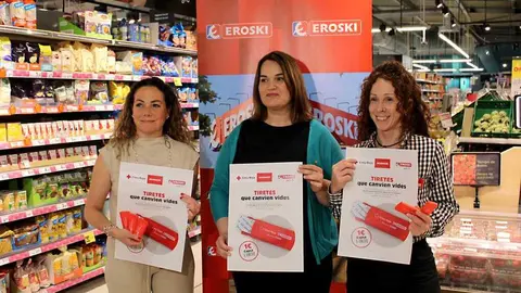 EROSKI presenta la campa&ntilde;a
solidaria &lsquo;Tiritas que cambian vidas&rsquo; a beneficio de Cruz Roja