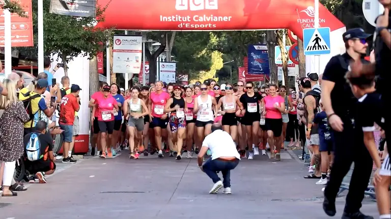 Imagen de deporte en Calvi&agrave;.