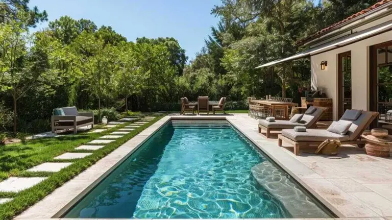 Imagen de una vivienda con piscina. (pisos.com)
