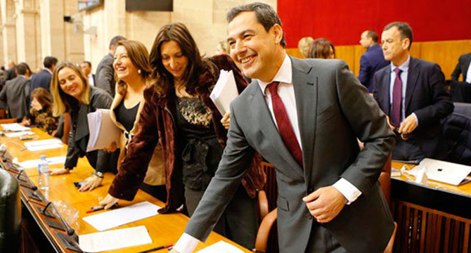 <p> El presidente de la Junta de Andaluc&iacute;a, Juanma Moreno (Archivo). </p>