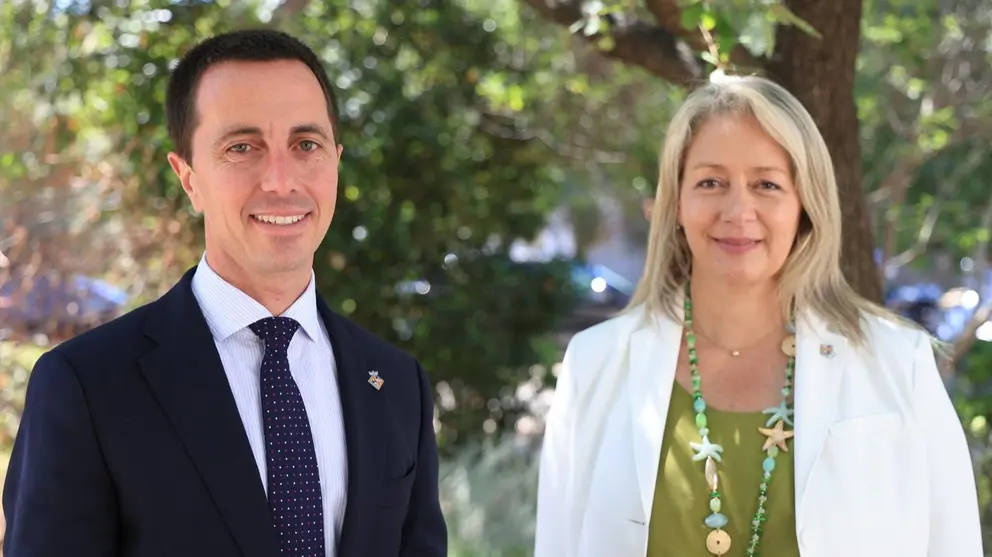 Lloren&ccedil; Galm&eacute;s y Pilar Amate.