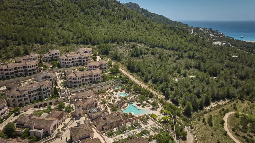 Vista general del Grand Hotel Cap Vermell.