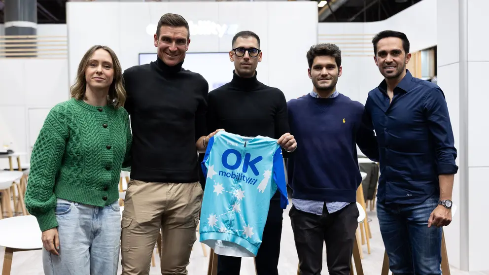 Imagen durante el acto de presentaci&oacute;n en Fitur. (OK Mobility)