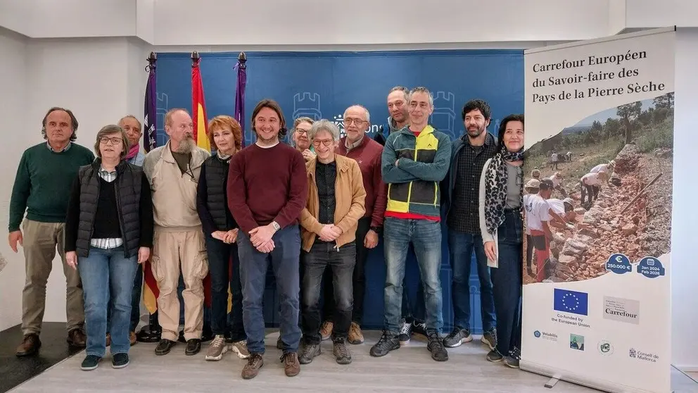 El Consell de Mallorca acoge un encuentro europeo de formaci&oacute;n para fomentar el uso de la t&eacute;cnica de la piedra en seco