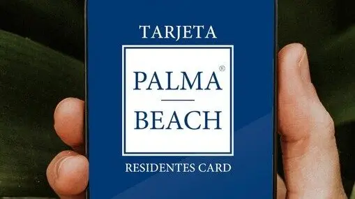 Imagen de la tarjeta en la pantalla de un m&oacute;vil. (Palma Beach)