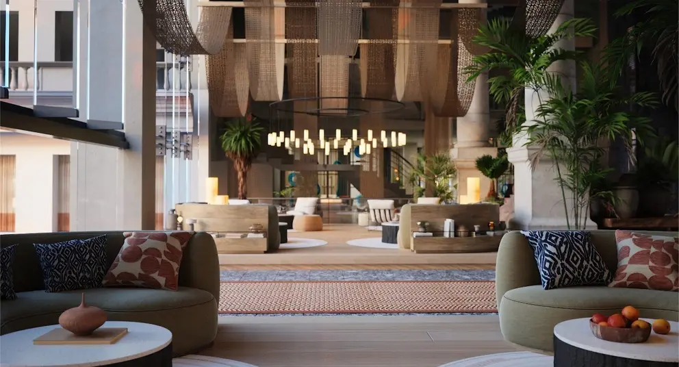 Recepci&oacute;n del Hyatt Muro. (Archivo)