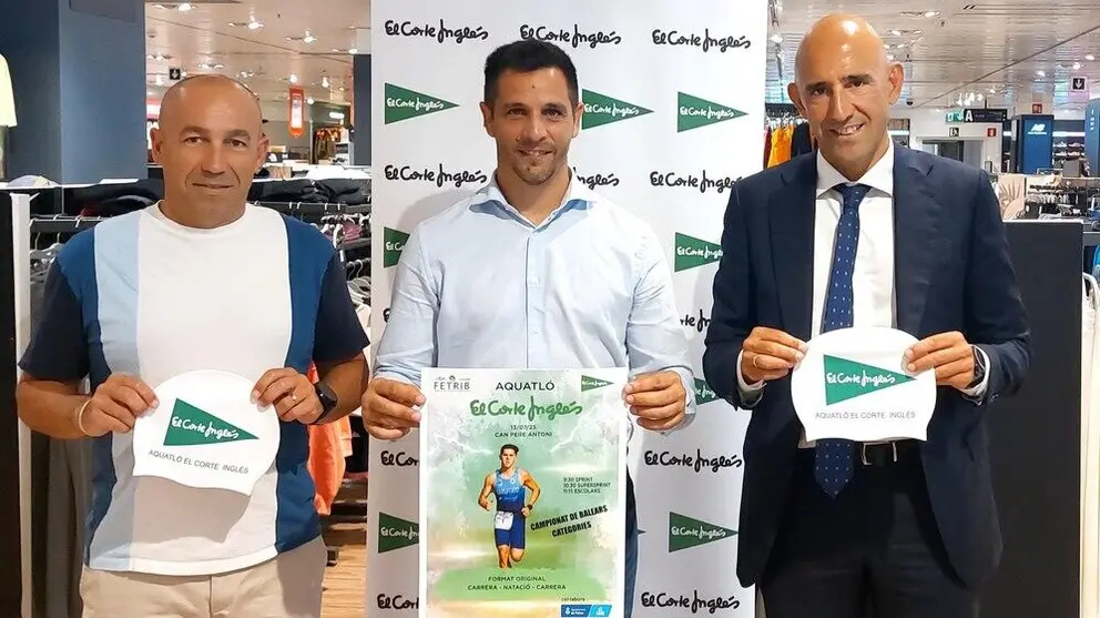 Presentaci&oacute;n de la nueva edici&oacute;n del acuatl&oacute;n Ciutat de Palma-El Corte Ingl&eacute;s. (El Corte Ingl&eacute;s)