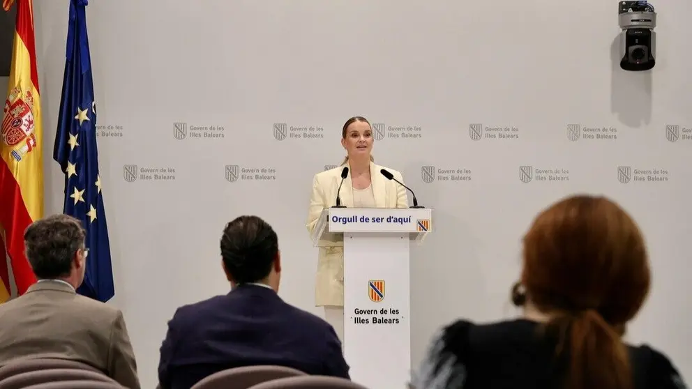 Rueda de prensa de Prohens. (Caib)