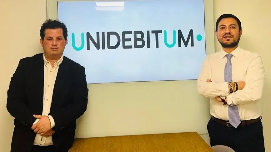 Yojan Barbosa y Ricardo Haro fundadores de Unidebitum.