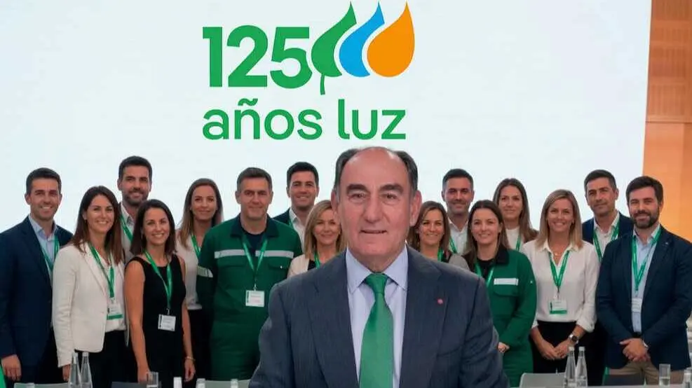  El presidente de Iberdrola, Ignacio Gal&aacute;n, informa del 125 aniversario de la compa&ntilde;&iacute;a. (Iberdrola) 