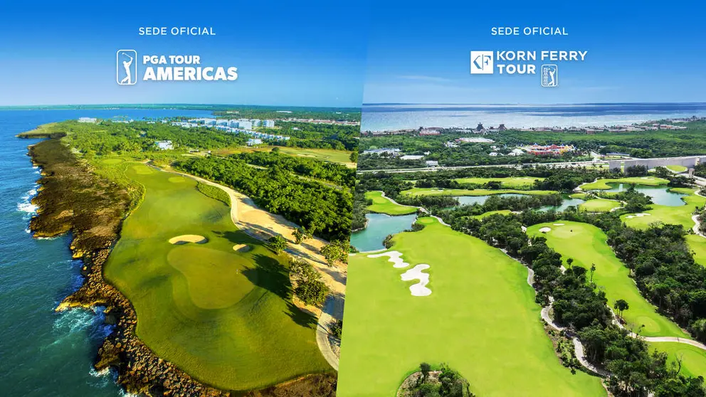 Imagen de los campos de golf. (Pi&ntilde;ero)