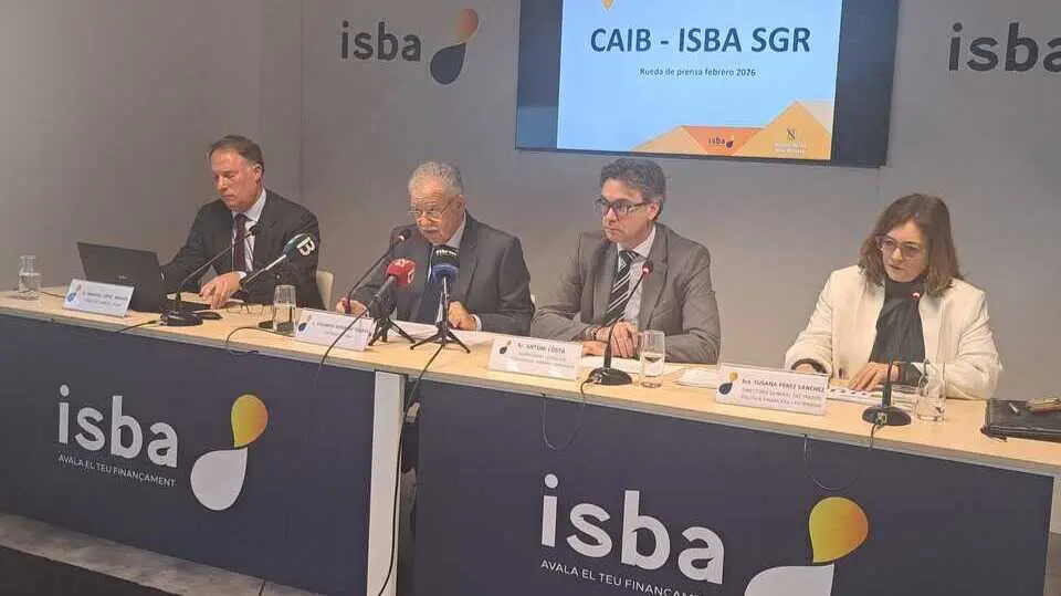 I,agen durante la presentaci&oacute;n de la nueva l&iacute;nea CAIB-ISBA 2026-2027. (Caib)