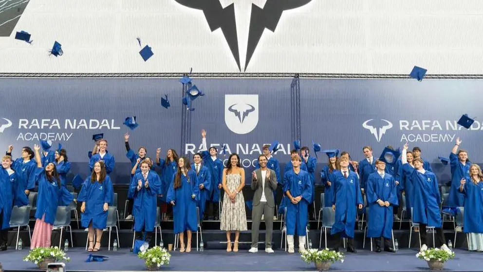 Imagen de la ceremonia de graduaci&oacute;n. (Rafa Nadal Academy)