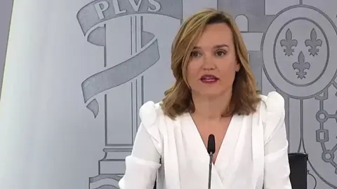  La portavoz del Gobierno, Pilar Alegr&iacute;a. 