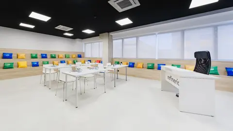 Esta es la sala multiusos de Refineria donde se celebrar&aacute; la presentaci&oacute;n.