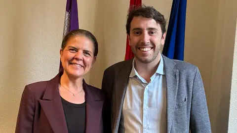 Esther Vidal, presidenta de ABEF junto con Gori Jaume, presidente del Forum.