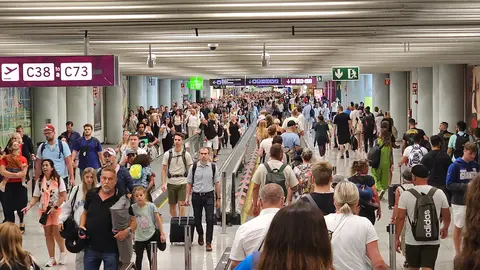 pasajeros aeropuerto palma