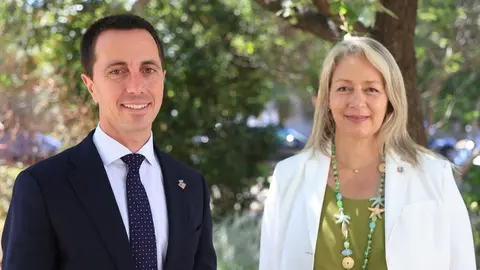 Lloren&ccedil; Galm&eacute;s y Pilar Amate.