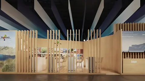 Imagen del espacio del Govern en Fitur. (Govern de les Illes Balears)