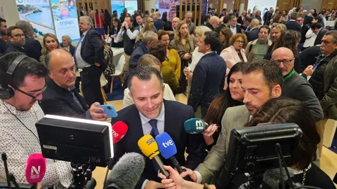 Imagen de las declaraciones de Javier Vich, presidente de la Federaci&oacute;n Empresarial Hotelera de Mallorca (FEHM).