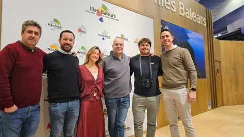 Imagen del equipo de Refineria Productions en Fitur.