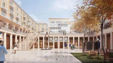 Imagen del proyecto de reforma de la Plaza Mayor de Palma.