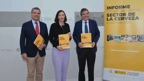  Ana Rodr&iacute;guez, durante la presentaci&oacute;n del Informe Cerveceros. (Ministerio de Agricultura, Pesca y Alimentaci&oacute;n. MAPA) 