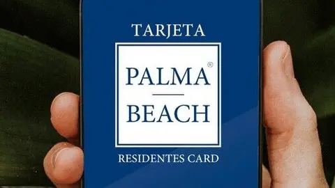 Imagen de la tarjeta en la pantalla de un m&oacute;vil. (Palma Beach)